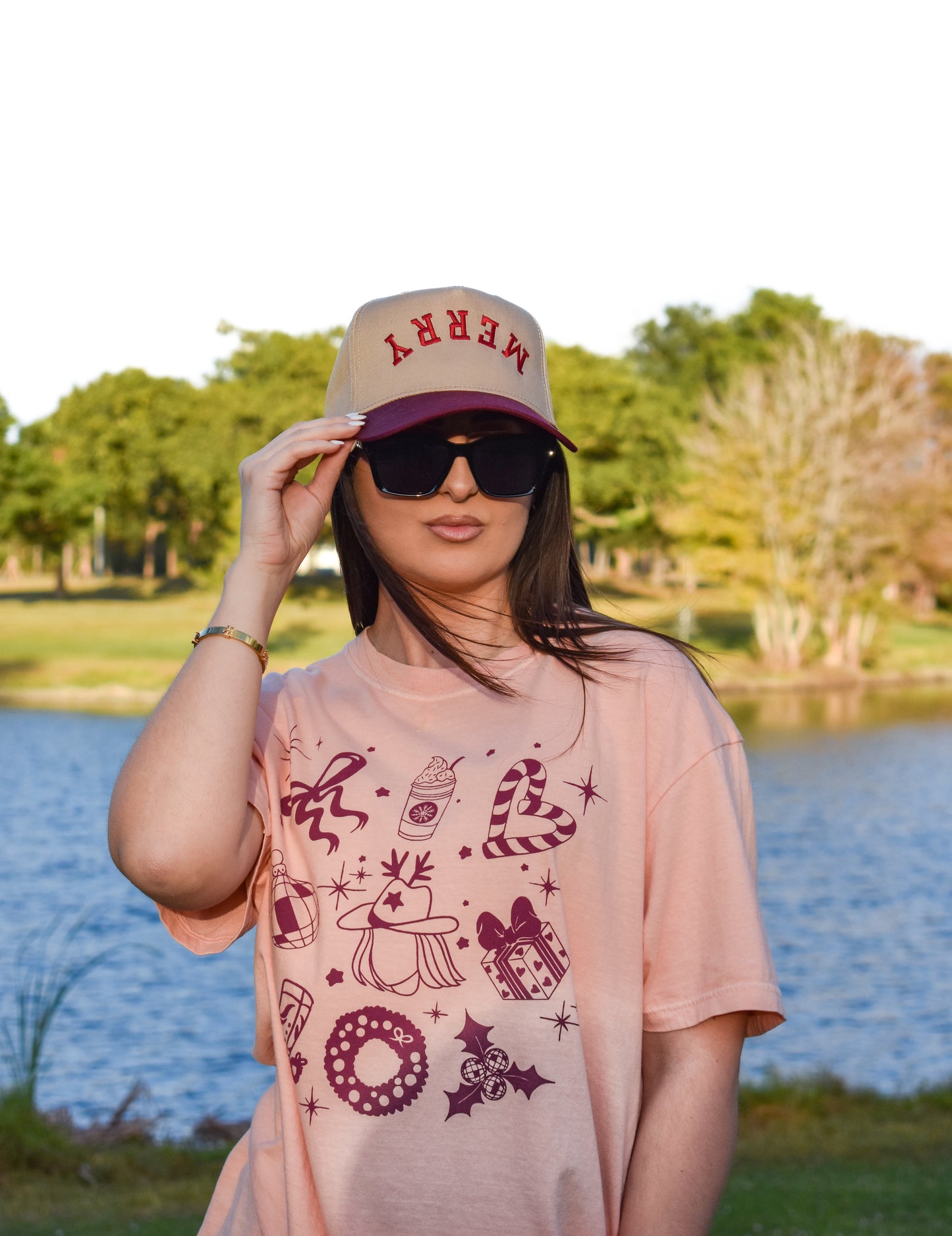 Merry- Christmas Trucker Hat