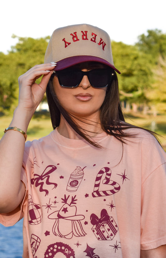 Merry- Christmas Trucker Hat