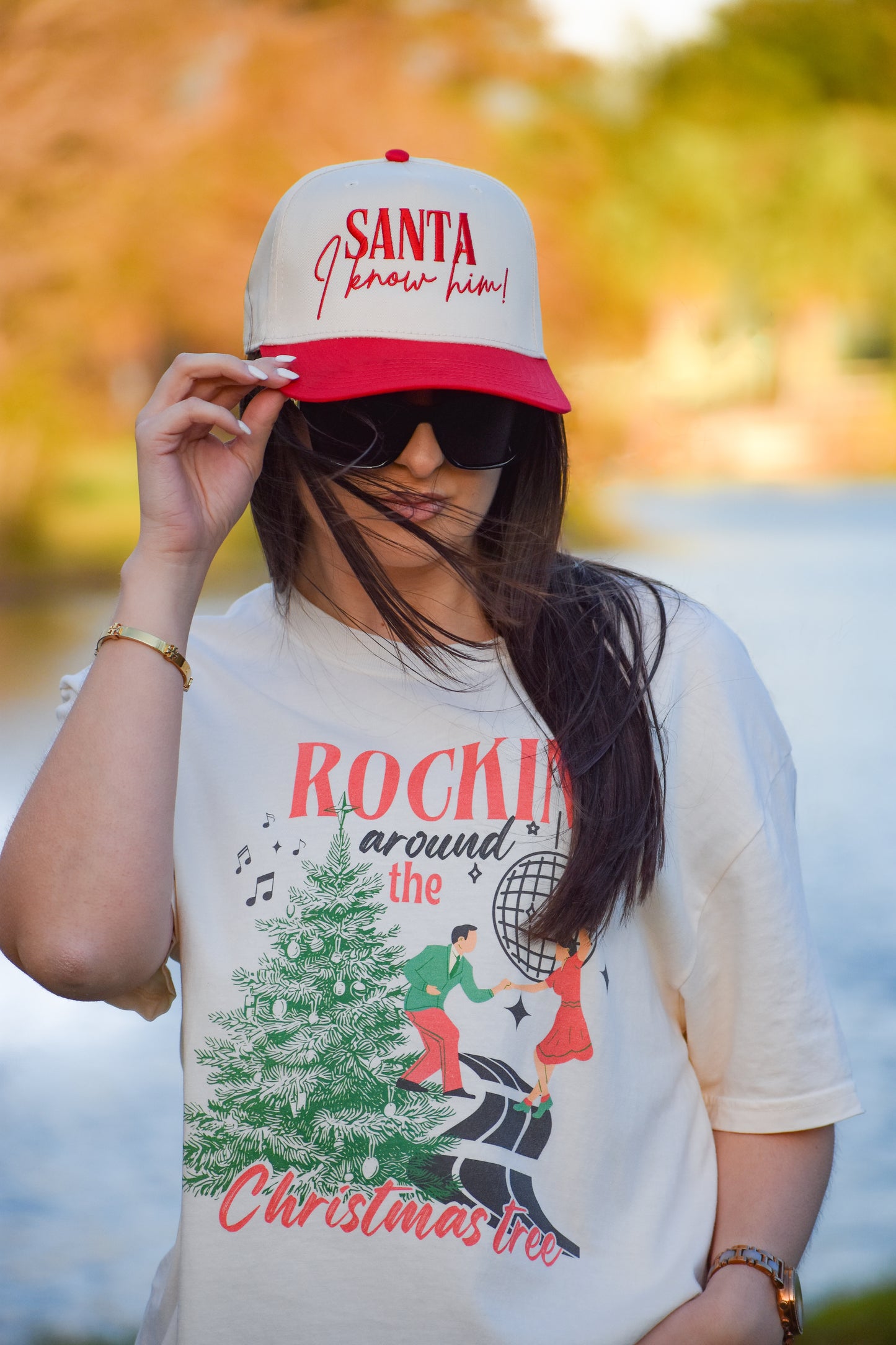 Son of a Nutcracker!- Christmas Trucker Hat in Red